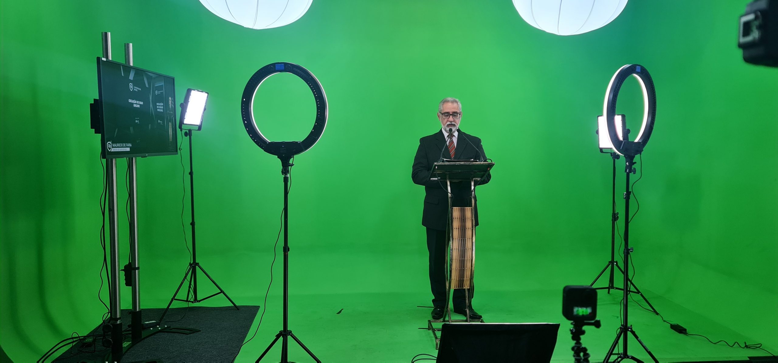 Cenário virtual em Chroma Key