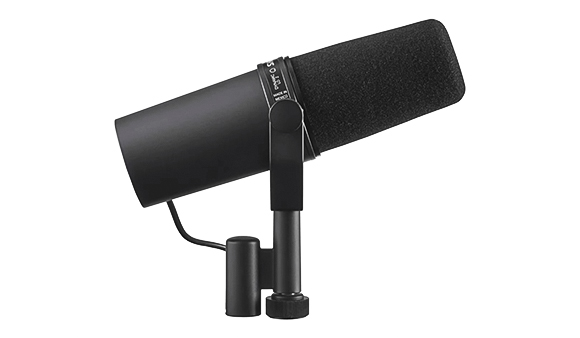 Microfone para Podcast Shure modelo SM7B - Melhores microfones para podcasts